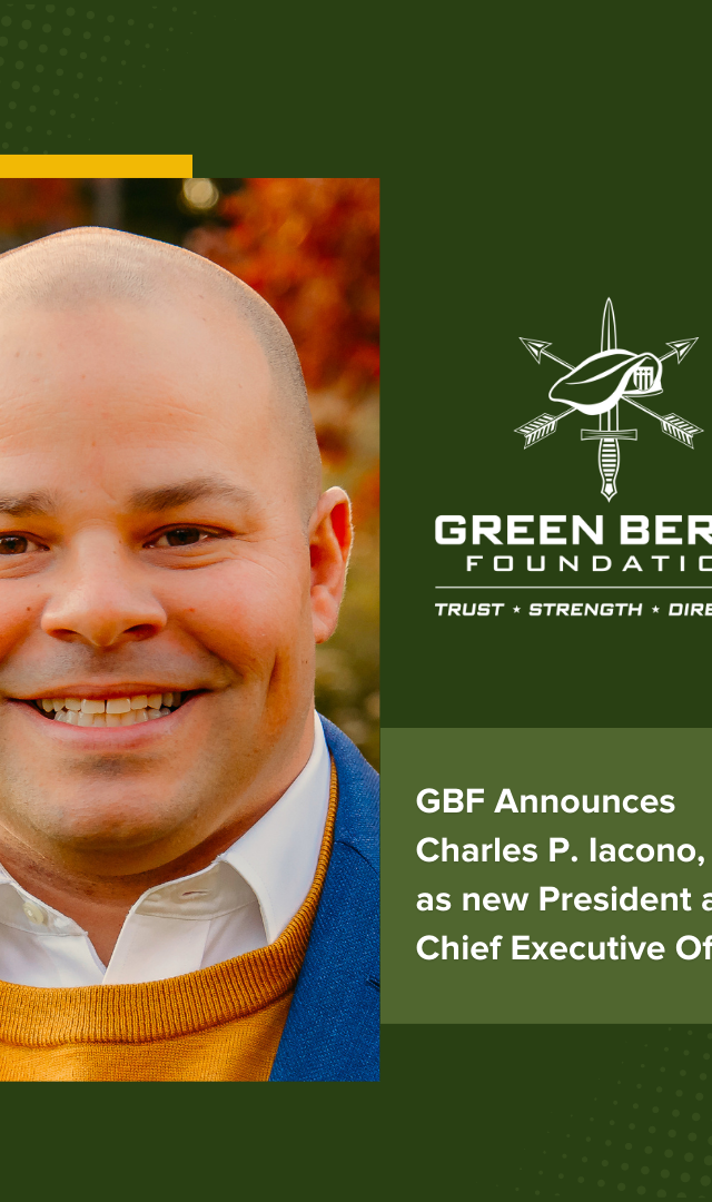 Green Beret Foundation Announces New President & CEO
