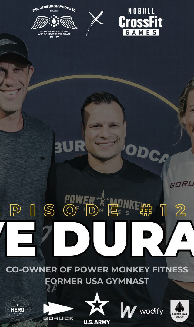 Power Money Fitness CEO Dave Durante joins Fran Racioppi and Jessie Graff on The Jedburgh Podcast from CrossFit Games 2023.