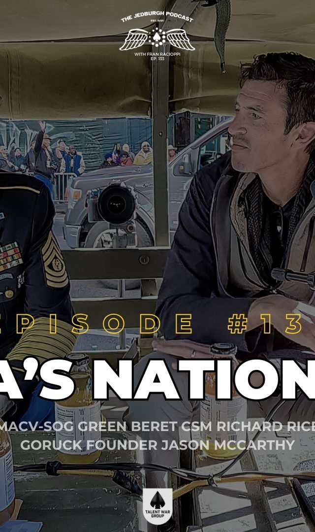 Fran Racioppi and Drew Newkirk sit down with MACV-SOG Green Beret Richard Rice and GORUCK Founder Jason McCarthy from the Veterans Day Parade