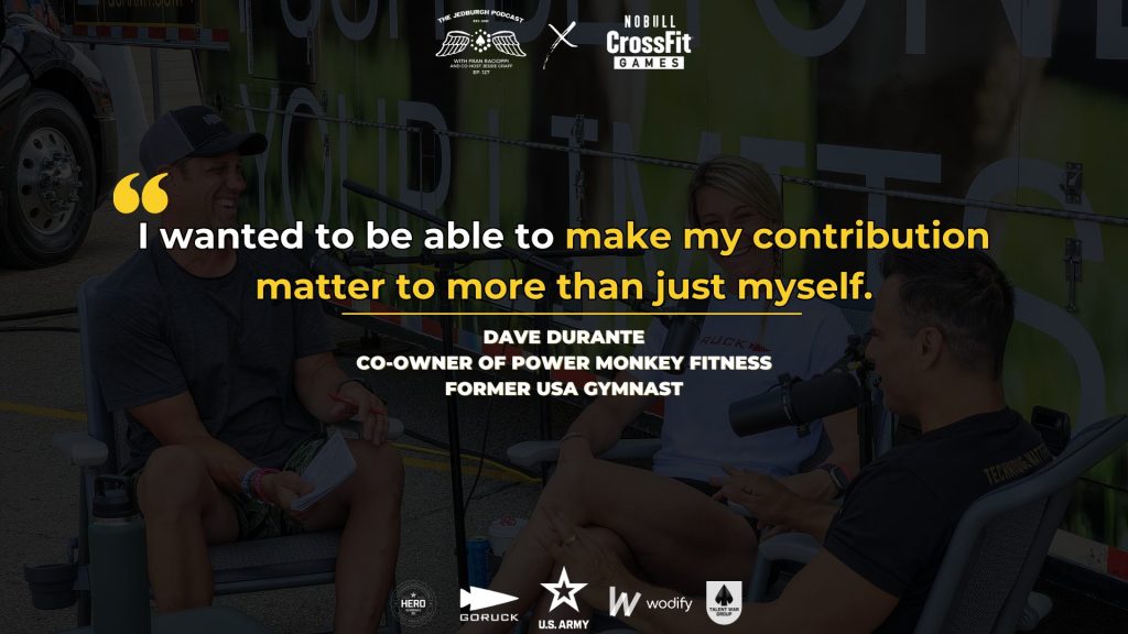 Power Money Fitness CEO Dave Durante joins Fran Racioppi and Jessie Graff on The Jedburgh Podcast from CrossFit Games 2023.