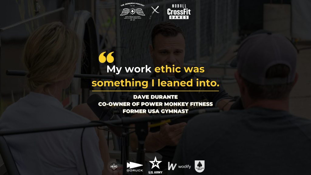 Power Money Fitness CEO Dave Durante joins Fran Racioppi and Jessie Graff on The Jedburgh Podcast from CrossFit Games 2023.