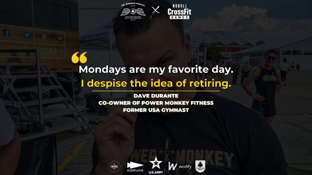 Power Money Fitness CEO Dave Durante joins Fran Racioppi and Jessie Graff on The Jedburgh Podcast from CrossFit Games 2023.