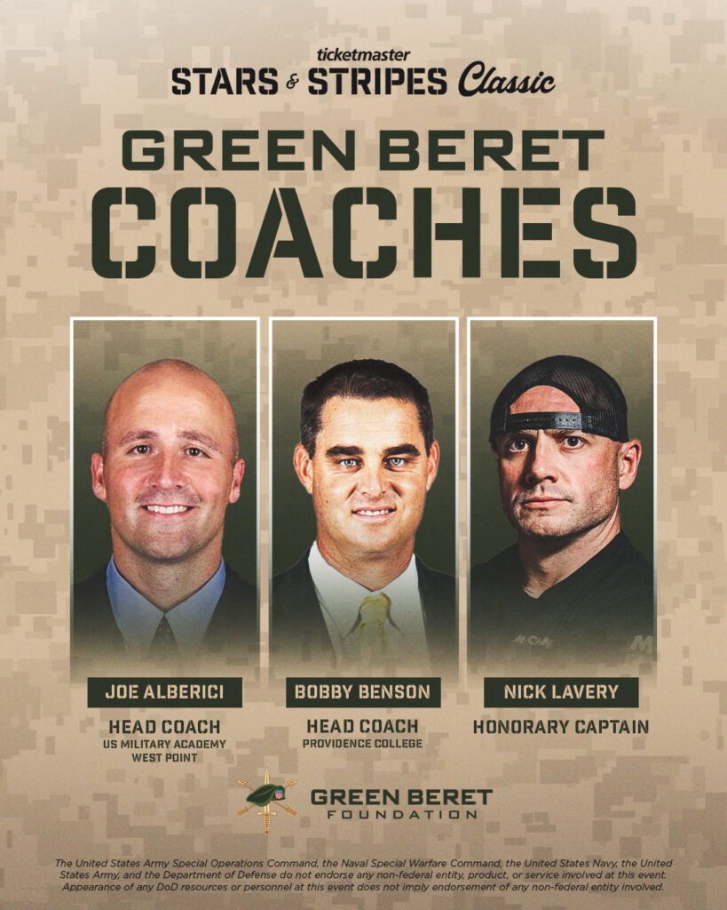 West Point, Navy Lacrosse Coaches to Lead Green Beret Foundation and Navy SEAL Foundation Lacrosse Teams at Inaugural Stars and Stripes Classic
