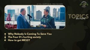 Green Beret Scott Mann joins ran Racioppi to discuss his new book Nobody Is Coming To Save You.