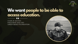 President & CEO of Green Beret Foundation Charlie Iacono joins Fran Racioppi on the Jedburgh Podcast