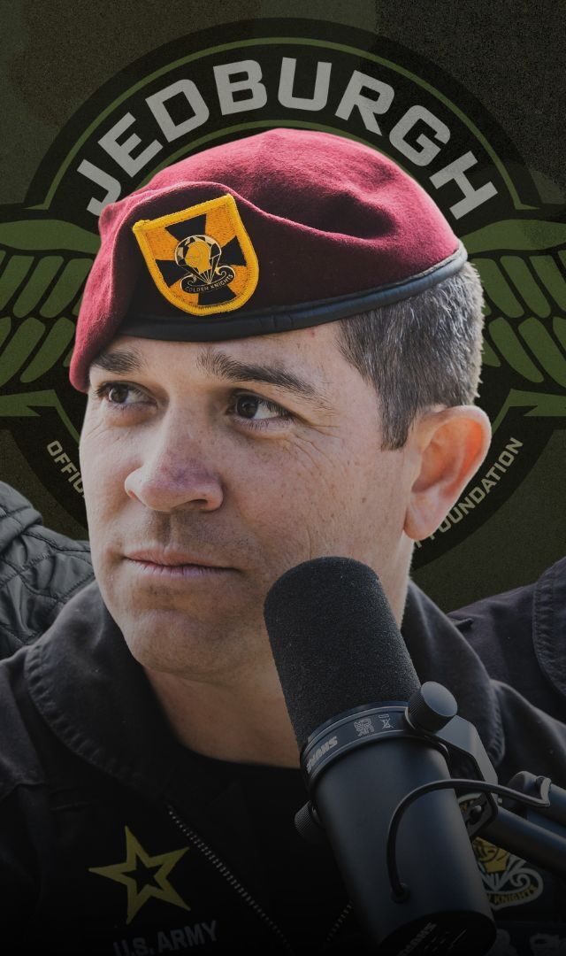 Army Golden Knights Colonel Andy Moffit & Command Sergeant Major Adam Breeding join Fran Racioppi on the Jedburgh Podcast