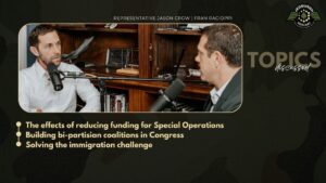 Congressman Jason Crow joins Fran Racioppi on the Jedburgh Podcast