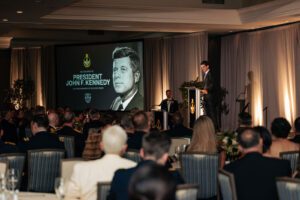 JFK Induction by grandson John Bouvier Kennedy Schlossberg
