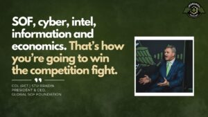 Stu Bradin, Global SOF Foundation President/CEO, joins Fran Racioppi on the Jedburgh Podcast