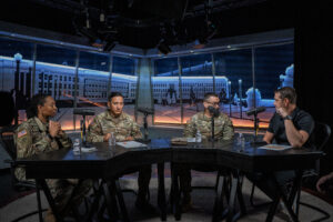 SMA Mike Weimer, SGM Alex Kupratty, and SGM Laurin Nabors join Fran Racioppi on the Jedburgh Podcast