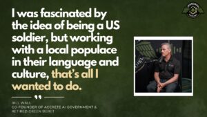 Bill Wall, Co-Founder and CEO of Accrete AI Government, joins Fran Racioppi on the Jedburgh Podcast