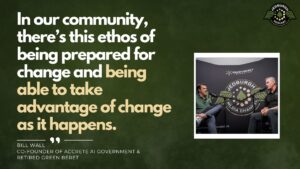 Bill Wall, Co-Founder and CEO of Accrete AI Government, joins Fran Racioppi on the Jedburgh Podcast