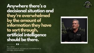 Bill Wall, Co-Founder and CEO of Accrete AI Government, joins Fran Racioppi on the Jedburgh Podcast