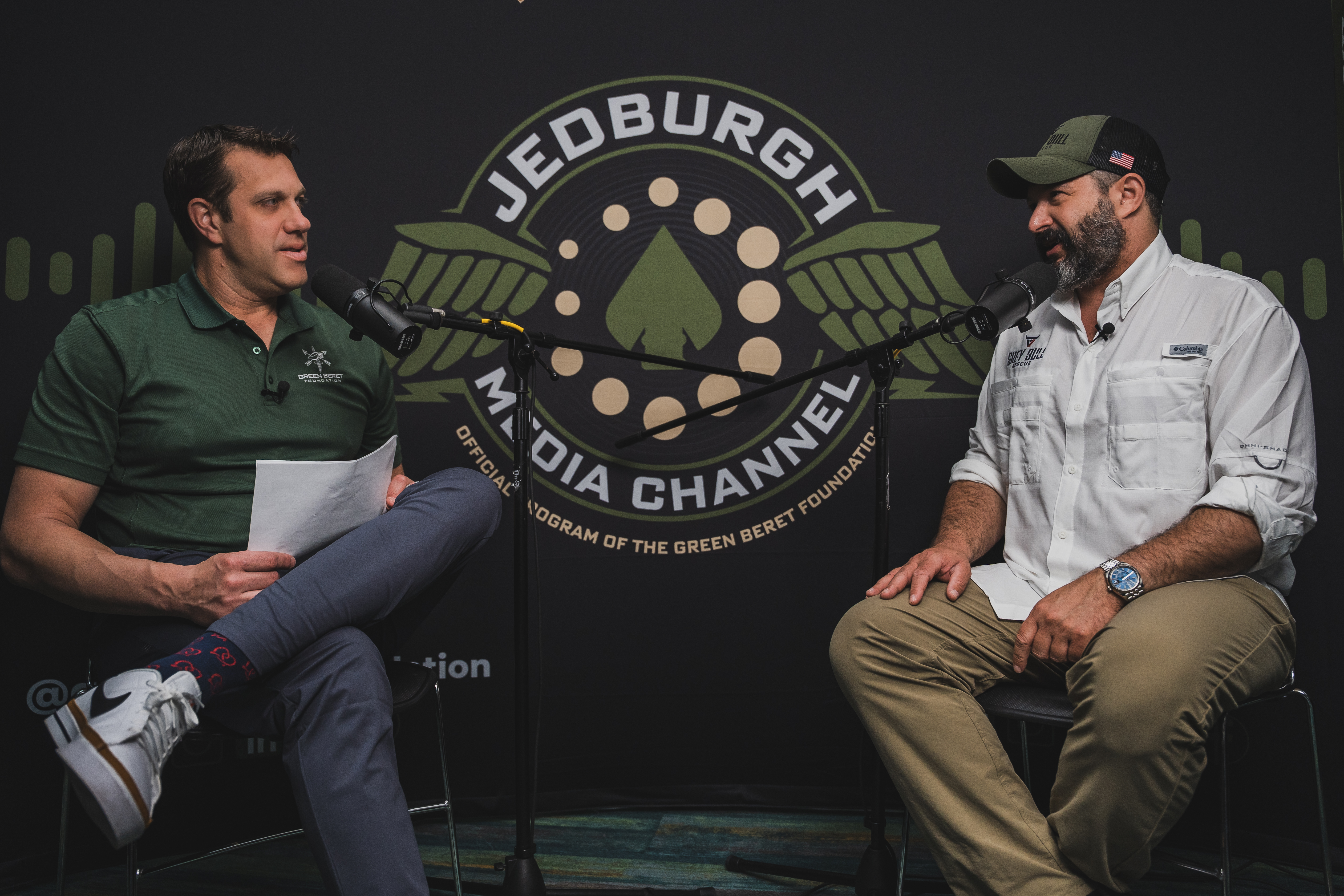 Bryan Stern, Founder of Grey Bull Rescue, joins Fran Racioppi on the Jedburgh Podcast