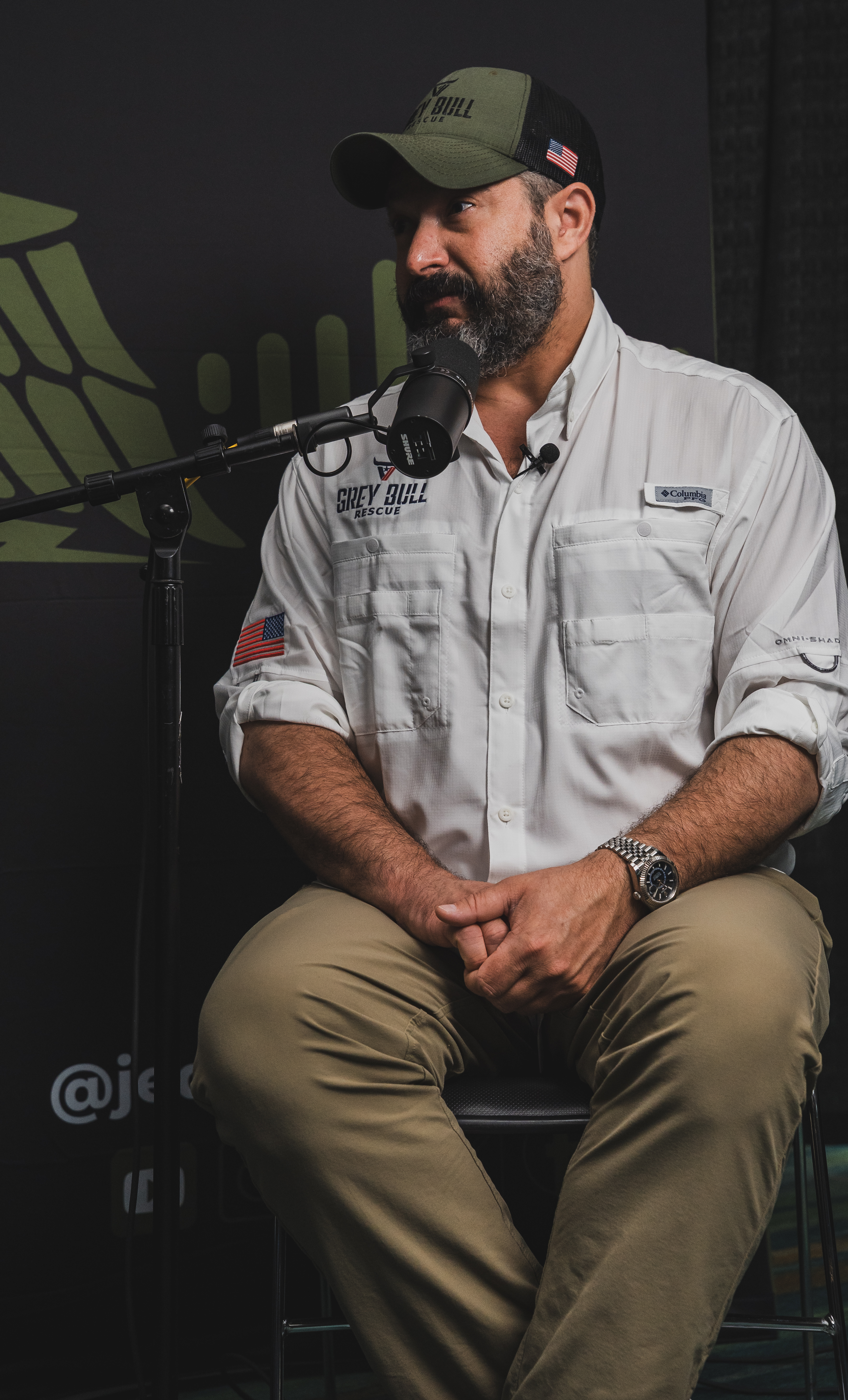 Bryan Stern, Founder of Grey Bull Rescue, joins Fran Racioppi on the Jedburgh Podcast