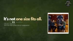 Steven Grayhm, Writer & Director of Sheepdog, joins Fran Racioppi on the Jedburgh Podcast