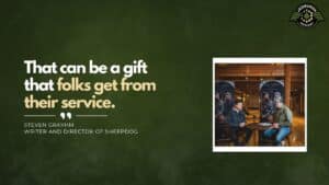 Steven Grayhm, Writer & Director of Sheepdog, joins Fran Racioppi on the Jedburgh Podcast