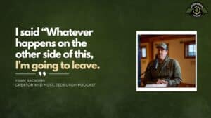 Steven Grayhm, Writer & Director of Sheepdog, joins Fran Racioppi on the Jedburgh Podcast