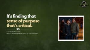 Steven Grayhm, Writer & Director of Sheepdog, joins Fran Racioppi on the Jedburgh Podcast