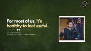 Steven Grayhm, Writer & Director of Sheepdog, joins Fran Racioppi on the Jedburgh Podcast