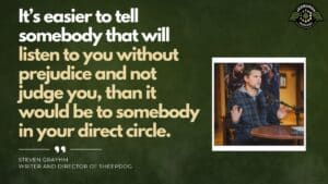 Steven Grayhm, Writer & Director of Sheepdog, joins Fran Racioppi on the Jedburgh Podcast