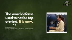 Ryan Benitez, NATO DIANA's Chief Commercial Officer, joins Fran Racioppi on the Jedburgh Podcast