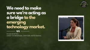 Ryan Benitez, NATO DIANA's Chief Commercial Officer, joins Fran Racioppi on the Jedburgh Podcast