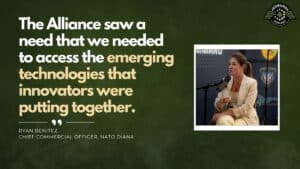 Ryan Benitez, NATO DIANA's Chief Commercial Officer, joins Fran Racioppi on the Jedburgh Podcast