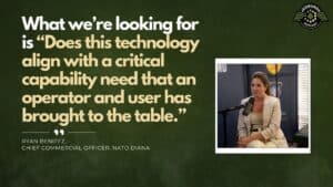 Ryan Benitez, NATO DIANA's Chief Commercial Officer, joins Fran Racioppi on the Jedburgh Podcast