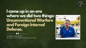 Ret. CSM Warren Soeldner joins Fran Racioppi on the Jedburgh Podcast