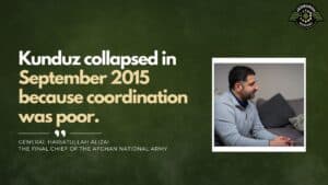 General Haibatullah Alizai, the final Chief of the Afghan National Army, joins Fran Racioppi on the Jedburgh Podcast