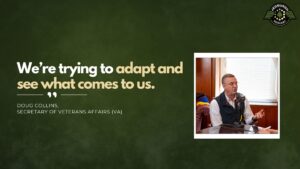 Doug Collins, Secretary of Veteran Affairs, joins Fran Racioppi on the Jedburgh Podcast