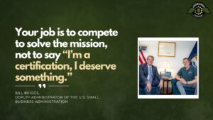 Bill Briggs, Deputy Administrator of the U.S. Small Business Administration, joins Fran Racioppi on the Jedburgh Podcast