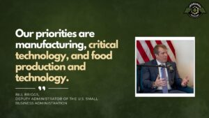 Bill Briggs, Deputy Administrator of the U.S. Small Business Administration, joins Fran Racioppi on the Jedburgh Podcast