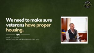 Doug Collins, Secretary of Veteran Affairs, joins Fran Racioppi on the Jedburgh Podcast