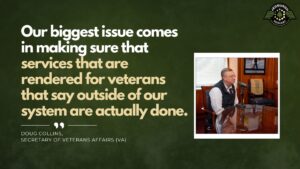 Doug Collins, Secretary of Veteran Affairs, joins Fran Racioppi on the Jedburgh Podcast