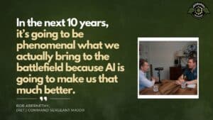 Rob Abernethy, (Ret.) Command Sergeant Major, joins Fran Racioppi on The Jedburgh Podcast