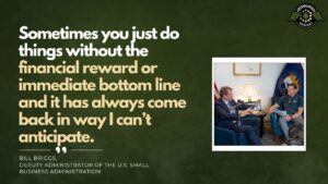 Bill Briggs, Deputy Administrator of the U.S. Small Business Administration, joins Fran Racioppi on the Jedburgh Podcast