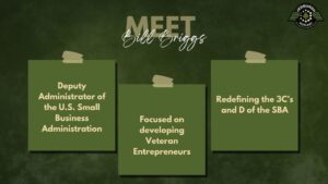 Bill Briggs, Deputy Administrator of the U.S. Small Business Administration, joins Fran Racioppi on the Jedburgh Podcast