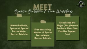 Silver Star Family members Bianca Baldwin and Fran Wesseling join Fran Racioppi on The Jedburgh Podcast.