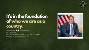 Bill Briggs, Deputy Administrator of the U.S. Small Business Administration, joins Fran Racioppi on the Jedburgh Podcast