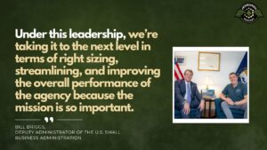 Bill Briggs, Deputy Administrator of the U.S. Small Business Administration, joins Fran Racioppi on the Jedburgh Podcast