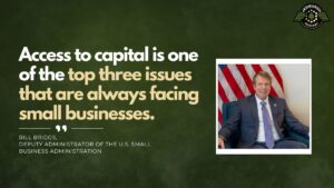 Bill Briggs, Deputy Administrator of the U.S. Small Business Administration, joins Fran Racioppi on the Jedburgh Podcast