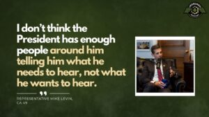 Representative Mike Levin, CA 49, joins Fran Racioppi on the Jedburgh Podcast