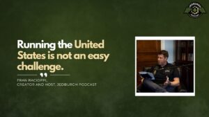 Representative Mike Levin, CA 49, joins Fran Racioppi on the Jedburgh Podcast