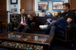 Representative Mike Levin, CA 49, joins Fran Racioppi on the Jedburgh Podcast