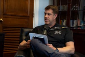 Representative Mike Levin, CA 49, joins Fran Racioppi on the Jedburgh Podcast