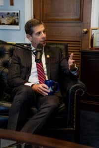 Representative Mike Levin, CA 49, joins Fran Racioppi on the Jedburgh Podcast