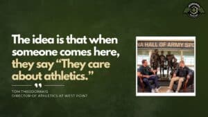 Tom Theodorakis, Director of Athletics at West Point, joins Fran Racioppi on the Jedburgh Podcast