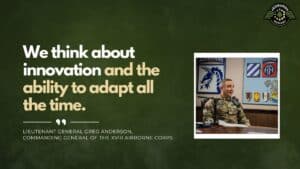Lieutenant General Greg Anderson, Commanding General of the XVIII Airborne Corps, joins Fran Racioppi on the Jedburgh Podcast